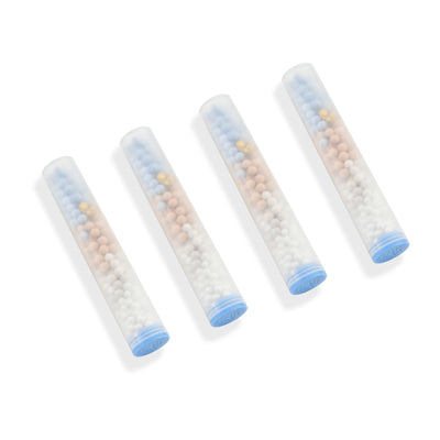Cartucho de Filtro de Reposição SUMERAIN SP4368-04 (Pacote com 4), Filtro de Chuveiro de 4 Estágios Cartucho Universal de Reposição Purificador de Água Dura Remove Cloro, Metais Pesados