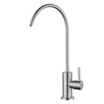 Torneira para água potável SUMERAIN para pia de cozinha, torneira para filtro de água em aço inoxidável SUS304 sem chumbo para sistema de osmose reversa ou filtragem de água, acabamento níquel escovado