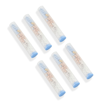 Cartucho de Filtro de Reposição SUMERAIN SP4368-06 (Pacote com 6), Filtro de Chuveiro de 4 Estágios Cartucho Universal de Reposição Purificador de Água Dura Remove Cloro, Metais Pesados
