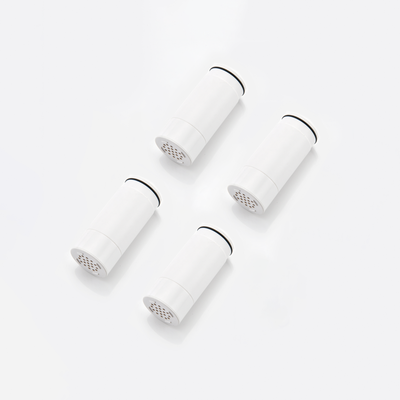 Cartucho de Filtro de Reposição SUMERAIN SP7938-04 (Pacote com 4), Remove Cloro, Metais Pesados, Amacia Água Dura