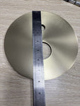 Placa de escudo redonda preta fosca S3223DI + envio USPS